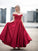 Satin Gown Off-the-Shoulder Ball Applique Sleeveless Floor-Length Dresses