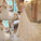 Court Sash/Ribbon/Belt Sleeves Square Short A-Line/Princess Applique Train Lace Wedding Dresses