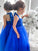 Halter Sleeveless Tea-Length Ruffles Tulle A-Line/Princess Flower Girl Dresses