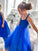 Halter Sleeveless Tea-Length Ruffles Tulle A-Line/Princess Flower Girl Dresses